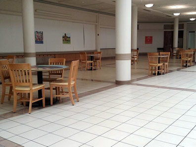 empty food court